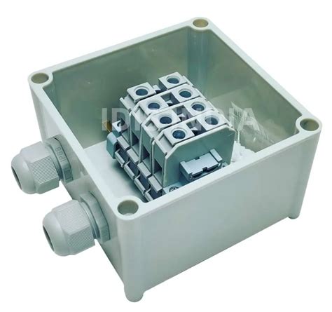 closed junction box|junction box with terminals.